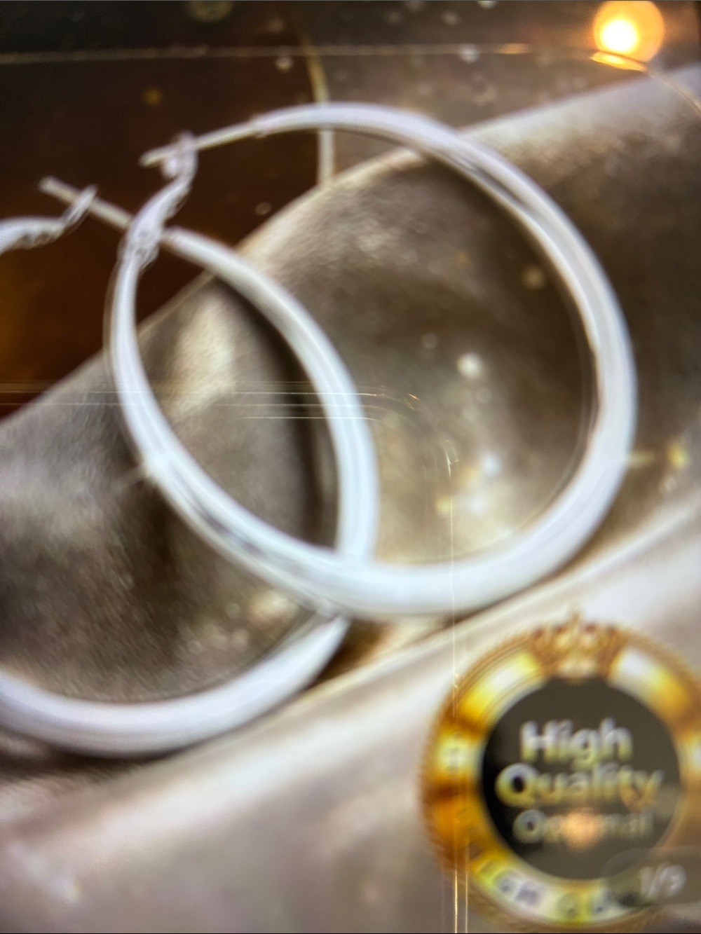 Classic White Hoop Earrings - Women Jewelry
